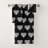 Love Lioness Locket-handdoekset Bad Handdoek (Insitu)