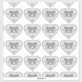 Love Lioness Locket (laken) contour stickers (Vel)