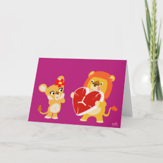 Love Lions wenskaart Kaart
