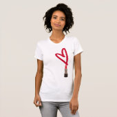 Love Lipstick T-Shirt (Voorkant volledig)