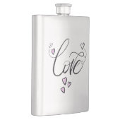 Love Liquid Gold | Sleek Minimalist Script Party Flacon (Rechts)