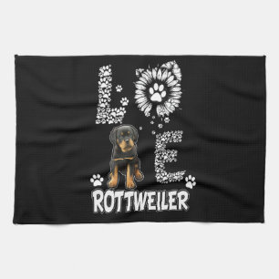 Love Little Rottweiler Theedoek