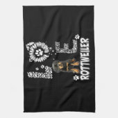 Love Little Rottweiler Theedoek (Verticaal)
