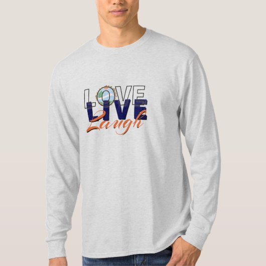 Love Live Laugh Sweatshirt – Inspirerend en Coz (Voorkant)