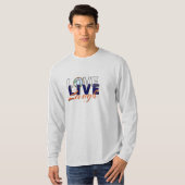 Love Live Laugh Sweatshirt – Inspirerend en Coz (Voorkant volledig)