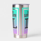 Love Live Life Quote Geïsoleerde Drinkbeker (Links)