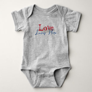 Love Lives Here Baby T-shirt HAMbyWG