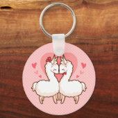 Love Llama Sleutelhanger (Voorkant)