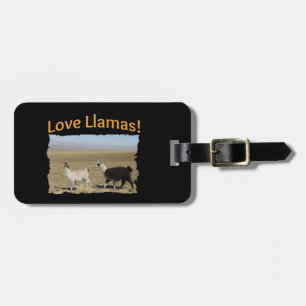 Love Llamas - Beste Vrienden Bagagelabel