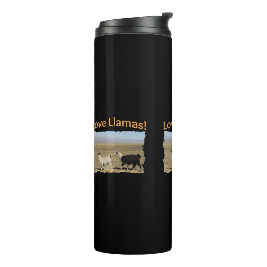 Love Llamas - Beste Vrienden Thermosbeker (Gedraaid links)