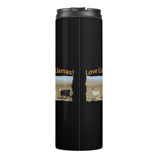 Love Llamas - Beste Vrienden Thermosbeker (Achterkant)