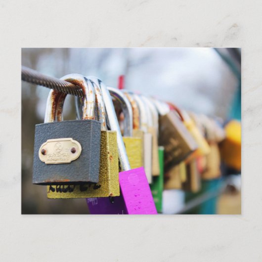 Love Lock Bridge Briefkaart (Voorkant)