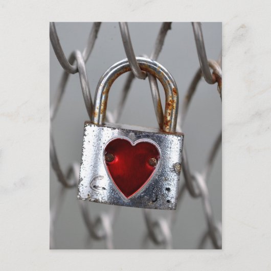 Love Lock briefkaart (Voorkant)