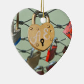 Love Lock Keramisch Ornament (Rechts)