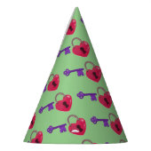 Love Lock + Key Feesthoedjes (Links)