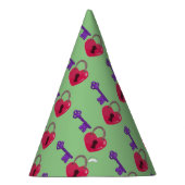 Love Lock + Key Feesthoedjes (Rechts)