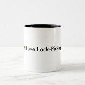 Love Lockching Tweekleurige Koffiemok (Center)