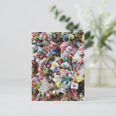 Love Locks Briefkaart (Staand voorkant)