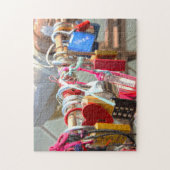 Love Locks Brooklyn Bridge New York. Legpuzzel (Verticaal)