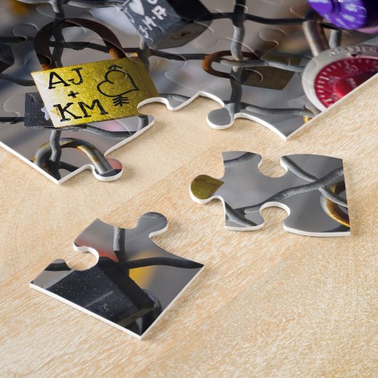 Love Locks SweeLieverd Legpuzzel (Zijkant)