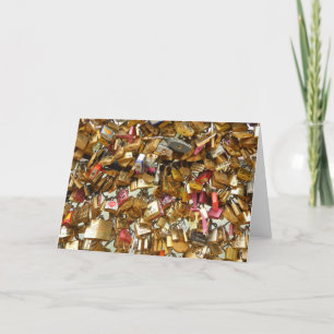 Love Locks Valentijnsdag Kaart