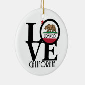 LOVE Lompico California Keramisch Ornament (Rechts)