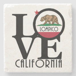 LOVE Lompico California Stenen Onderzetter