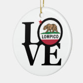 LOVE Lompico Keramisch Ornament (Links)