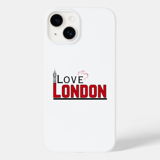 Love Londen Nieuwe iPhone Case design 2025 (Achterkant)