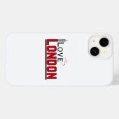 Love Londen Nieuwe iPhone Case design 2025 (Achterkant (horizontaal))
