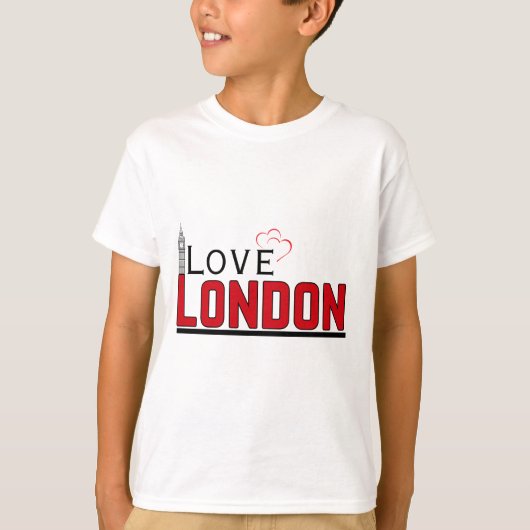 Love Londen Nieuwe kinder Tshirt design 2025 (Voorkant)
