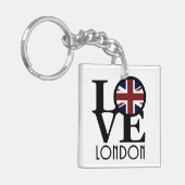 LOVE Londen Sleutelhanger (Voorkant Links)