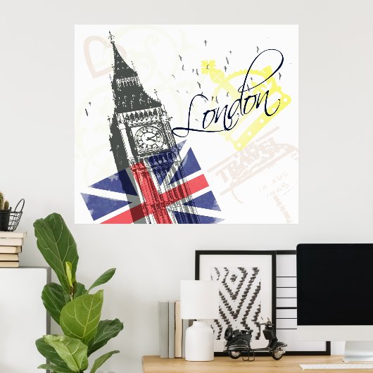 Love London Poster (Thuiskantoor)