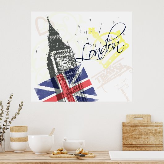 Love London Poster (Keuken)
