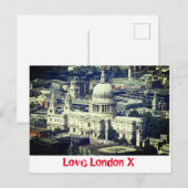 Love London X - St Paul's Cathedral Briefkaart (Voorkant / Achterkant)