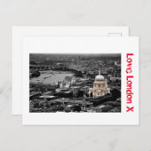 Love London X - St Paul's Cathedral Briefkaart (Voorkant / Achterkant)