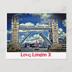 Love London X - Tower Bridge Briefkaart