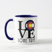 LOVE Lone Tree Colorado Mok (Links)