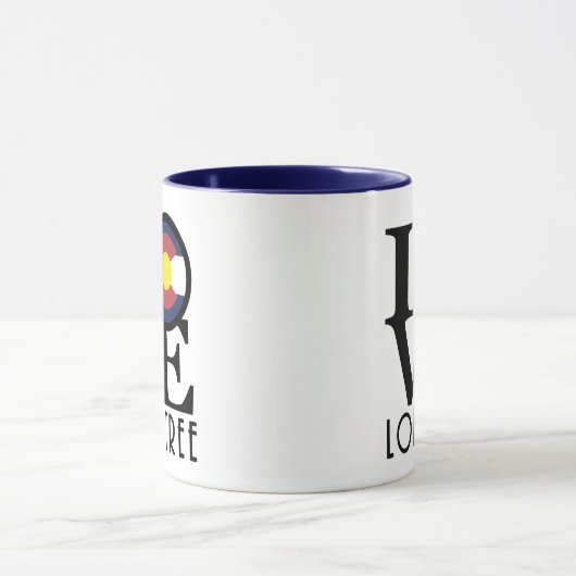 LOVE Lone Tree Colorado Mok (Midden)