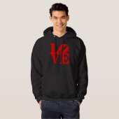love_longboard_red hoodie (Voorkant volledig)