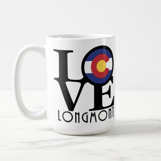LOVE Longmont 15oz Koffiemok (Links)