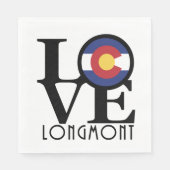 LOVE Longmont Colorado Servet (Voorkant)