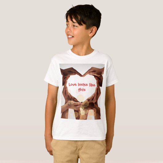 love looks like this t-shirt (Voorkant volledig)