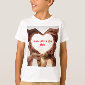 love looks like this t-shirt (Voorkant)
