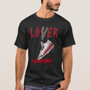 Love Loser 3s Ripping to match Kardinaal Basketbal T-shirt