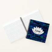 Love Lotus Flower Galaxy Notitieboek (Binnen)