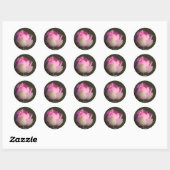 Love Lotus Ronde Sticker (Vel)