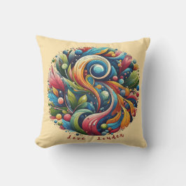 Love Louder Outdoor Kussen