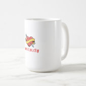 Love Loudly T-Shirt Koffiemok (Voorkant rechts)