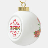 Love Love Burritos Keramische Bal Ornament (Rechts)